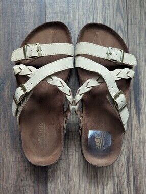 Cliffs by White Mountain Women's Braided Buckle Sandals